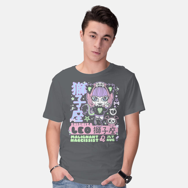 Kawaii Zodiac Leo-Mens-Basic-Tee-Nemons