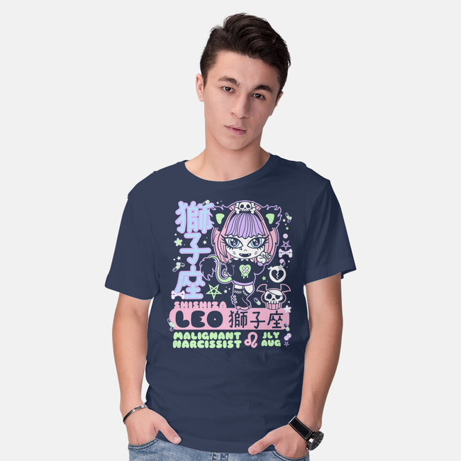 Kawaii Zodiac Leo-Mens-Basic-Tee-Nemons