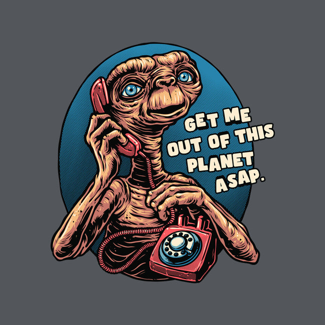 Phone Call To Space-Mens-Basic-Tee-glitchygorilla