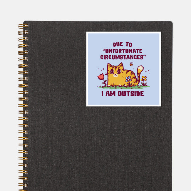 Unfortunate Circumstances-None-Glossy-Sticker-kg07