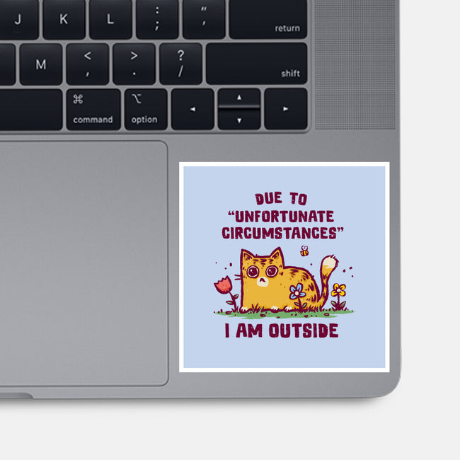 Unfortunate Circumstances-None-Glossy-Sticker-kg07