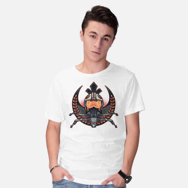 Emblem Of Rebellion-Mens-Basic-Tee-glitchygorilla