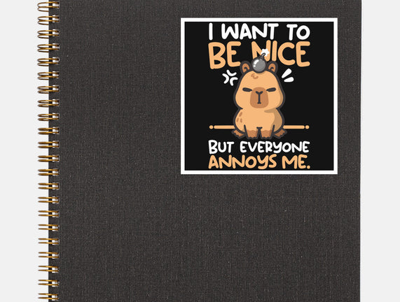 Capy Wants To Be Nice