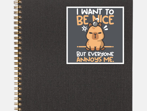 Capy Wants To Be Nice