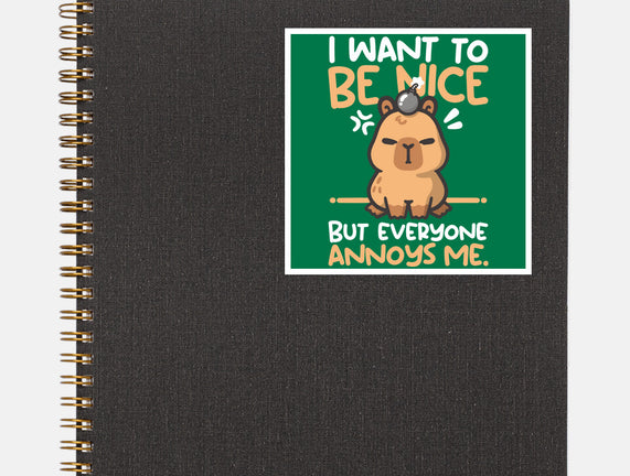 Capy Wants To Be Nice