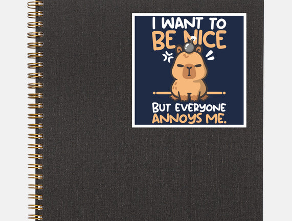 Capy Wants To Be Nice