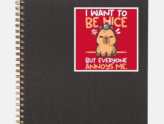 Capy Wants To Be Nice