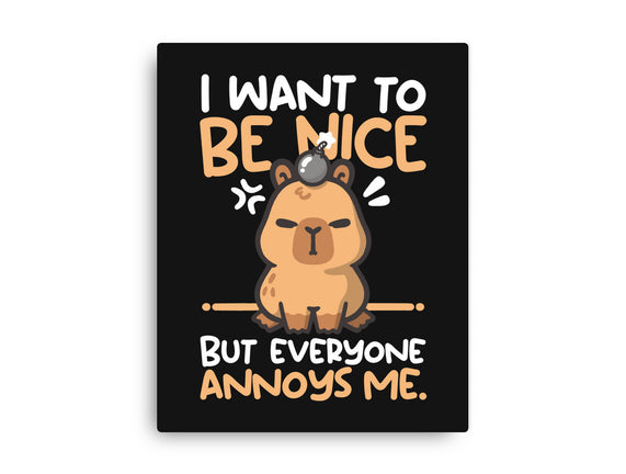 Capy Wants To Be Nice