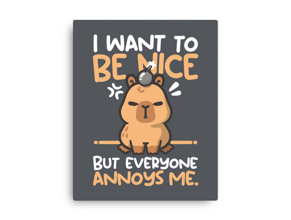 Capy Wants To Be Nice