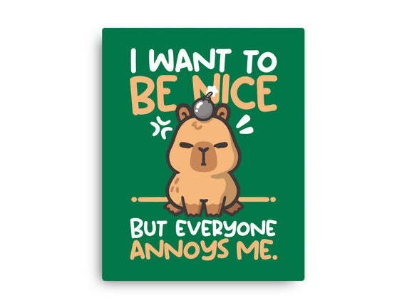 Capy Wants To Be Nice