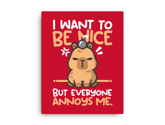 Capy Wants To Be Nice