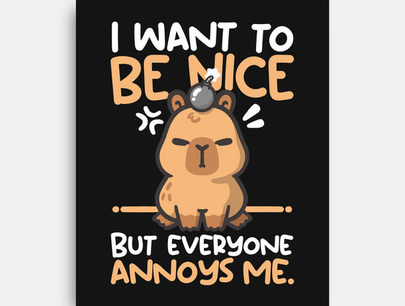 Capy Wants To Be Nice