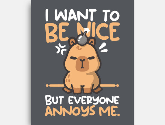 Capy Wants To Be Nice
