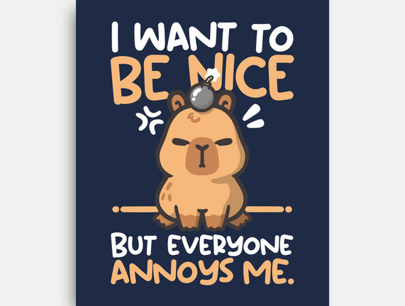 Capy Wants To Be Nice