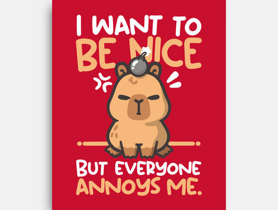 Capy Wants To Be Nice