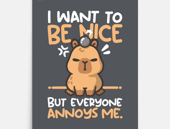 Capy Wants To Be Nice