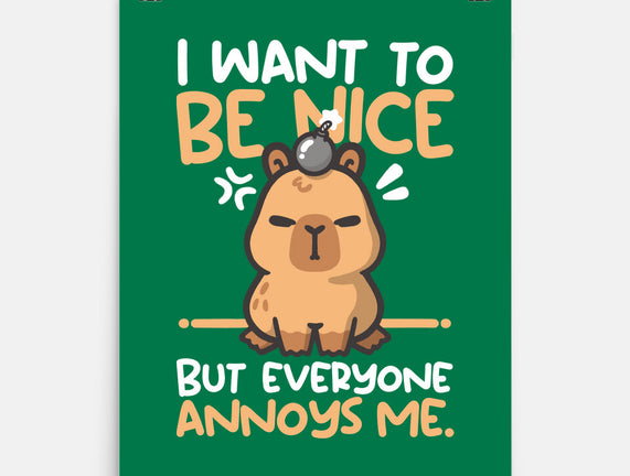 Capy Wants To Be Nice