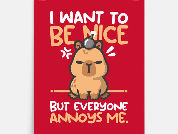 Capy Wants To Be Nice
