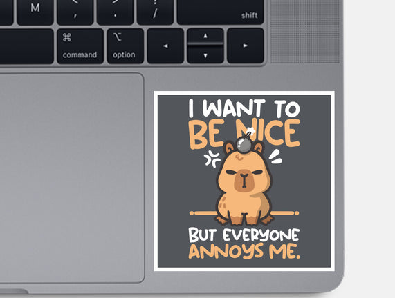 Capy Wants To Be Nice