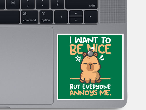 Capy Wants To Be Nice