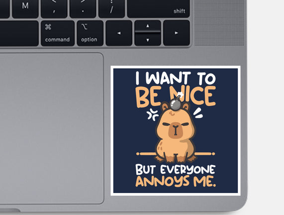 Capy Wants To Be Nice