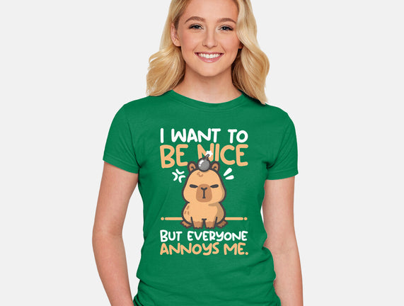 Capy Wants To Be Nice