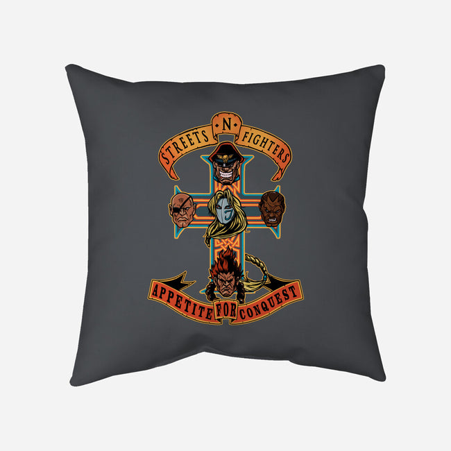 Streets N Fighters-None-Removable Cover w Insert-Throw Pillow-AndreusD