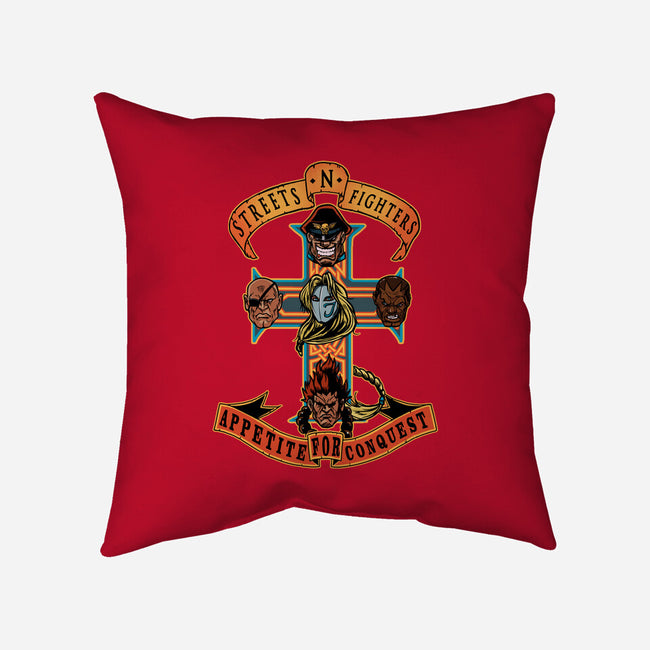 Streets N Fighters-None-Removable Cover w Insert-Throw Pillow-AndreusD