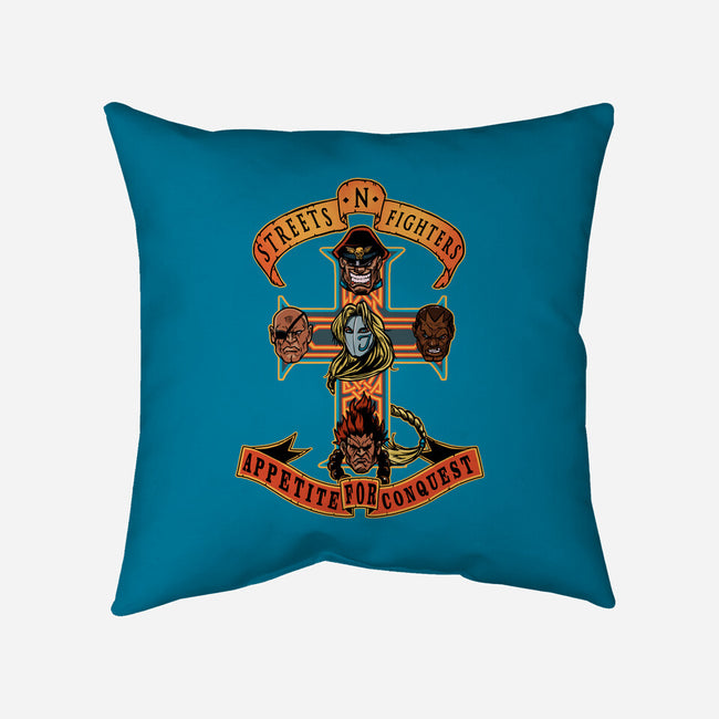 Streets N Fighters-None-Removable Cover w Insert-Throw Pillow-AndreusD