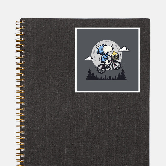 Fly To The Moon-None-Glossy-Sticker-Xentee