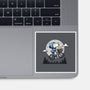 Fly To The Moon-None-Glossy-Sticker-Xentee