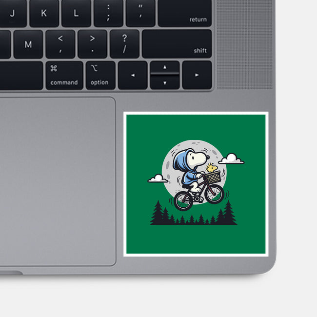 Fly To The Moon-None-Glossy-Sticker-Xentee