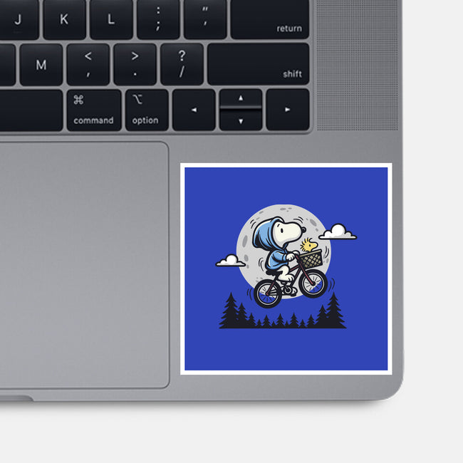 Fly To The Moon-None-Glossy-Sticker-Xentee