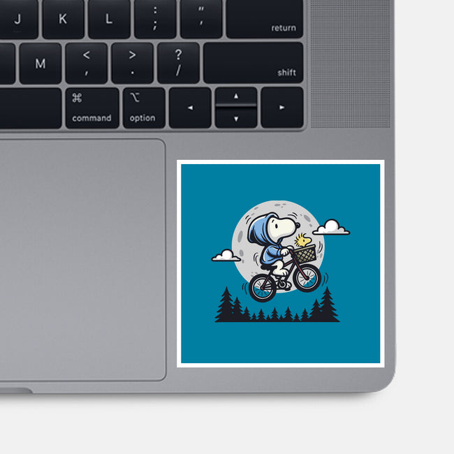 Fly To The Moon-None-Glossy-Sticker-Xentee