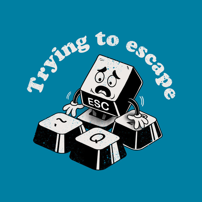 Trying To Escape-Womens-Basic-Tee-dandingeroz