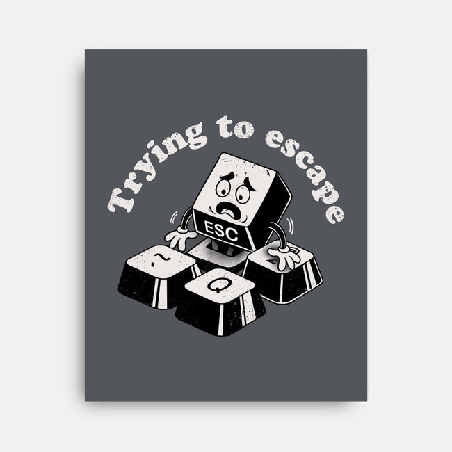 Trying To Escape-None-Stretched-Canvas-dandingeroz