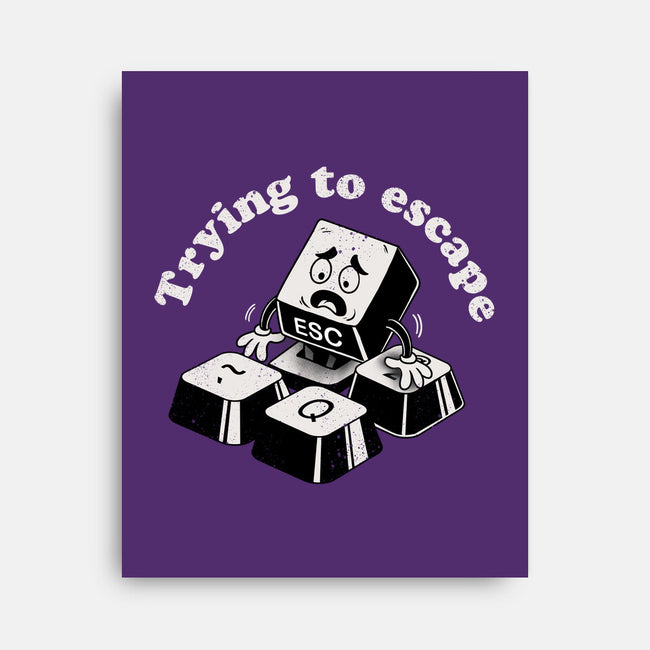 Trying To Escape-None-Stretched-Canvas-dandingeroz