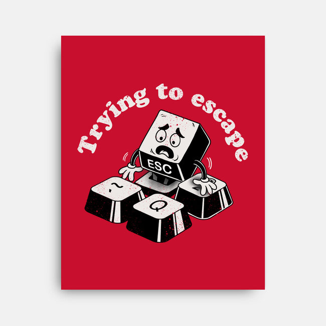 Trying To Escape-None-Stretched-Canvas-dandingeroz