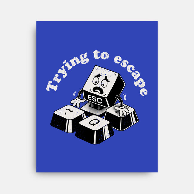 Trying To Escape-None-Stretched-Canvas-dandingeroz