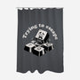 Trying To Escape-None-Polyester-Shower Curtain-dandingeroz