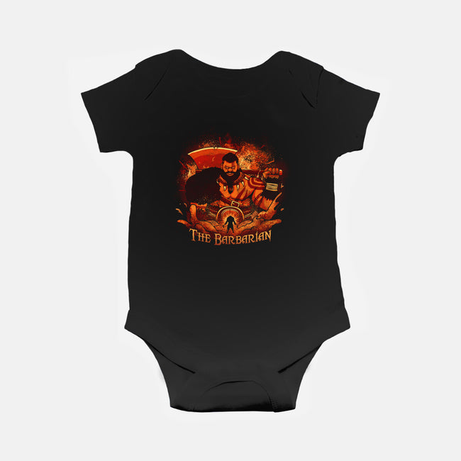 The Dungeon Barbarian-Baby-Basic-Onesie-grevalra