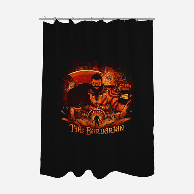 The Dungeon Barbarian-None-Polyester-Shower Curtain-grevalra
