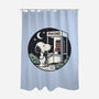 Doggy Phone Home-None-Polyester-Shower Curtain-Xentee