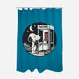 Doggy Phone Home-None-Polyester-Shower Curtain-Xentee