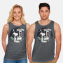 Doggy Phone Home-Unisex-Basic-Tank-Xentee