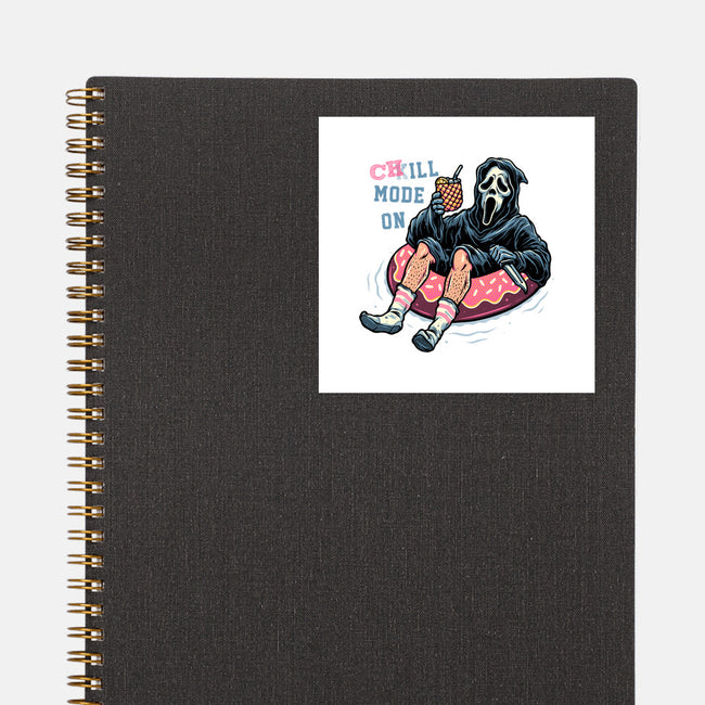 Chill Mode On-None-Glossy-Sticker-glitchygorilla