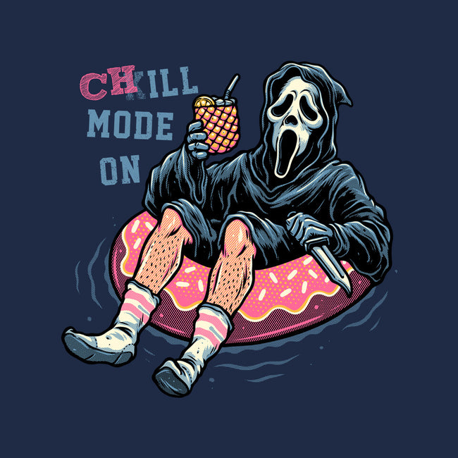 Chill Mode On-None-Polyester-Shower Curtain-glitchygorilla