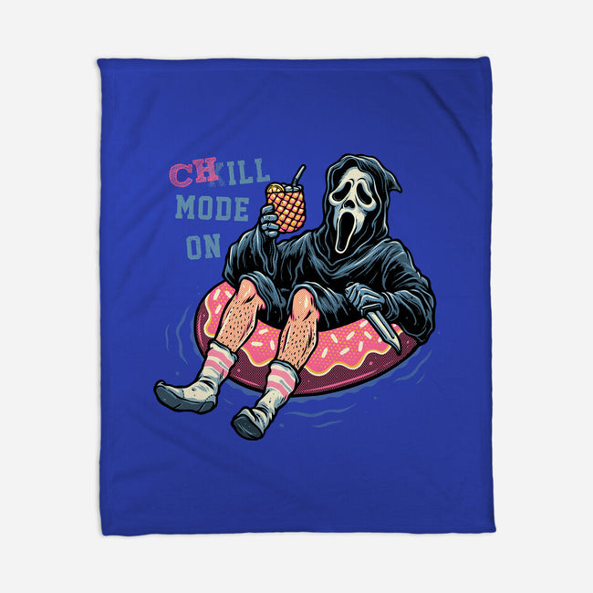 Chill Mode On-None-Fleece-Blanket-glitchygorilla
