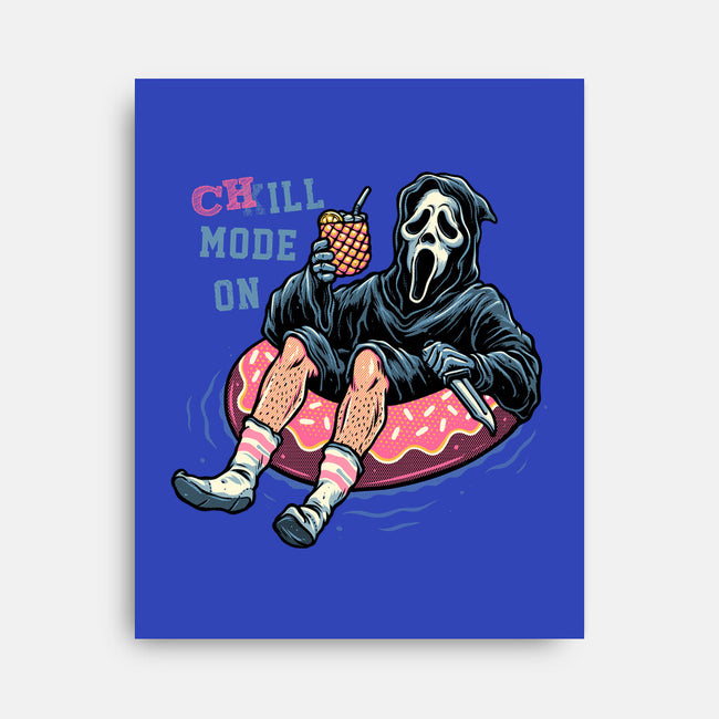 Chill Mode On-None-Stretched-Canvas-glitchygorilla