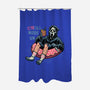Chill Mode On-None-Polyester-Shower Curtain-glitchygorilla